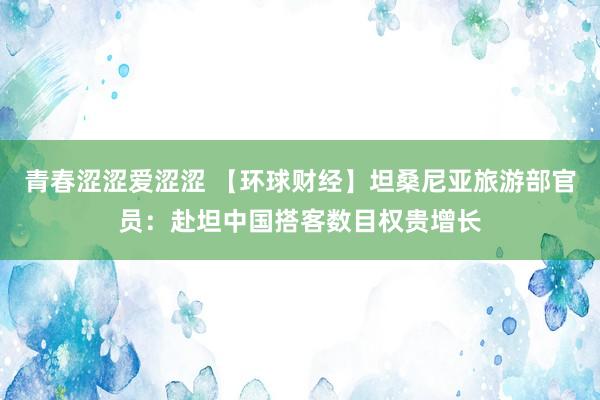 青春涩涩爱涩涩 【环球财经】坦桑尼亚旅游部官员：赴坦中国搭客数目权贵增长